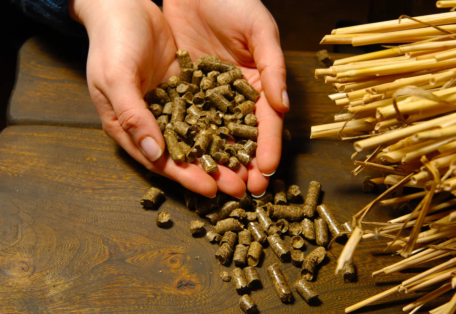Ulstraw rice-straw biomass pellets