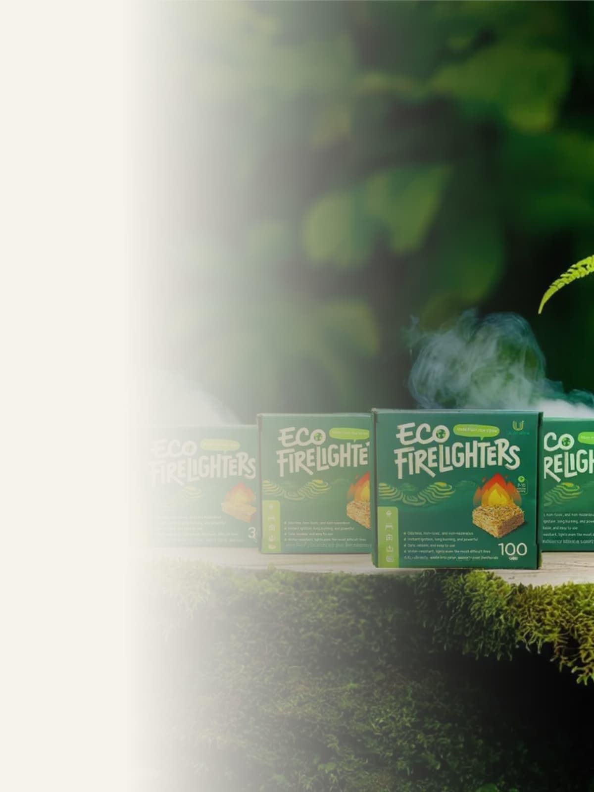 Ulstraw products made from rice straw