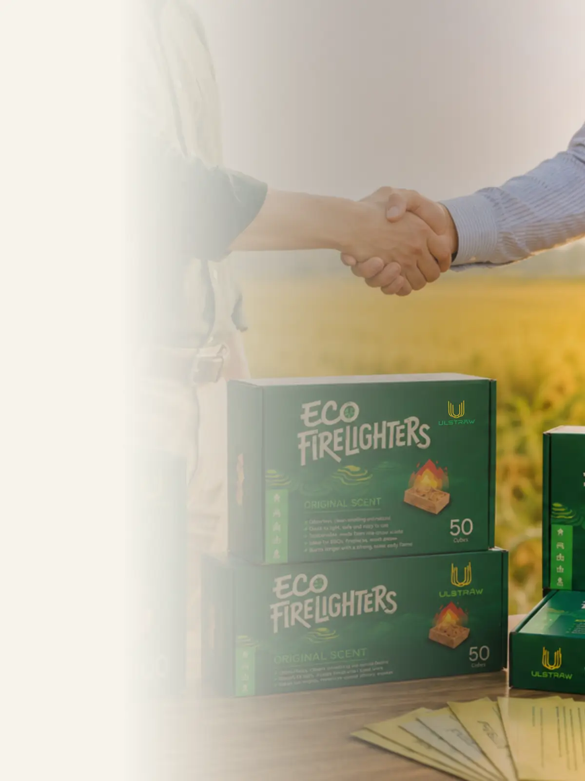 Ulstraw private-label firelighter program cover